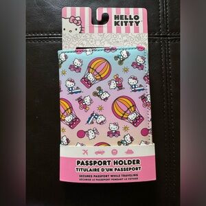 Hello Kitty Passport Holder Wallet Sanrio with Credit Card Slips